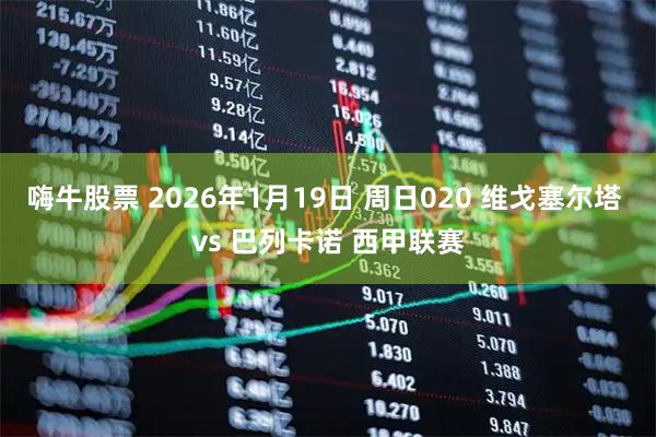嗨牛股票 2026年1月19日 周日020 维戈塞尔塔 vs 巴列卡诺 西甲联赛